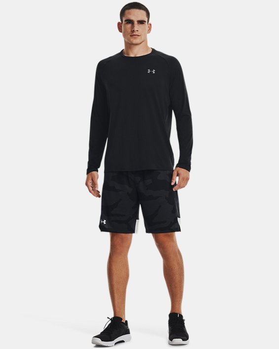 Men's UA Stretch Train Jacquard Shorts, Black, pdpMainDesktop image number 2